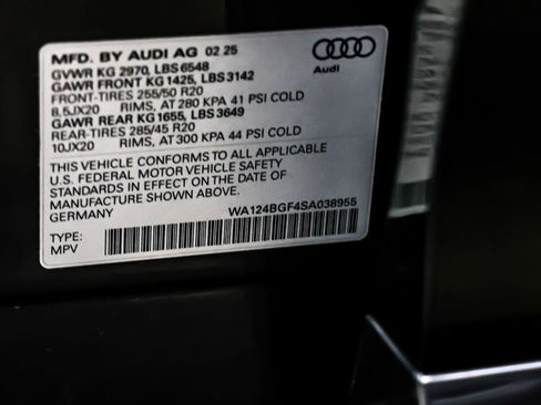 Used 2025 Audi Q6 e-tron Premium Plus w/ Premium Plus image 27
