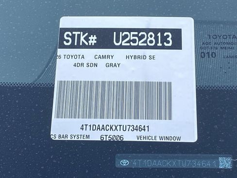 Certified 2026 Toyota Camry SE FWD image 38