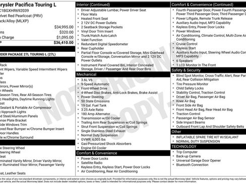 Used 2017 Chrysler Pacifica Touring-L image 36