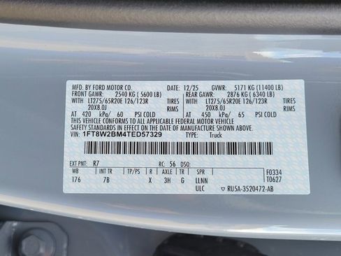 New 2026 Ford F250 Platinum image 14