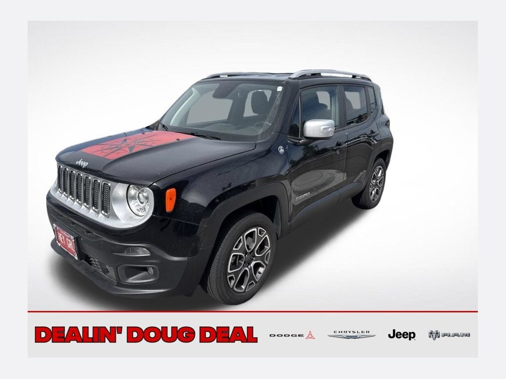 Used 2018 Jeep Renegade Limited w/ UConnect 8.4 Nav Group AWD/4WD image 1