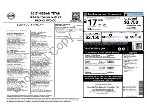 Used 2017 Nissan Titan PRO-4X AWD/4WD image 6