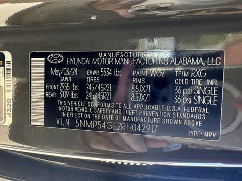 Used 2024 Hyundai Santa Fe Calligraphy image 47