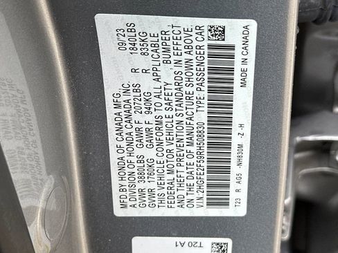 Certified 2024 Honda Civic Sport image 35