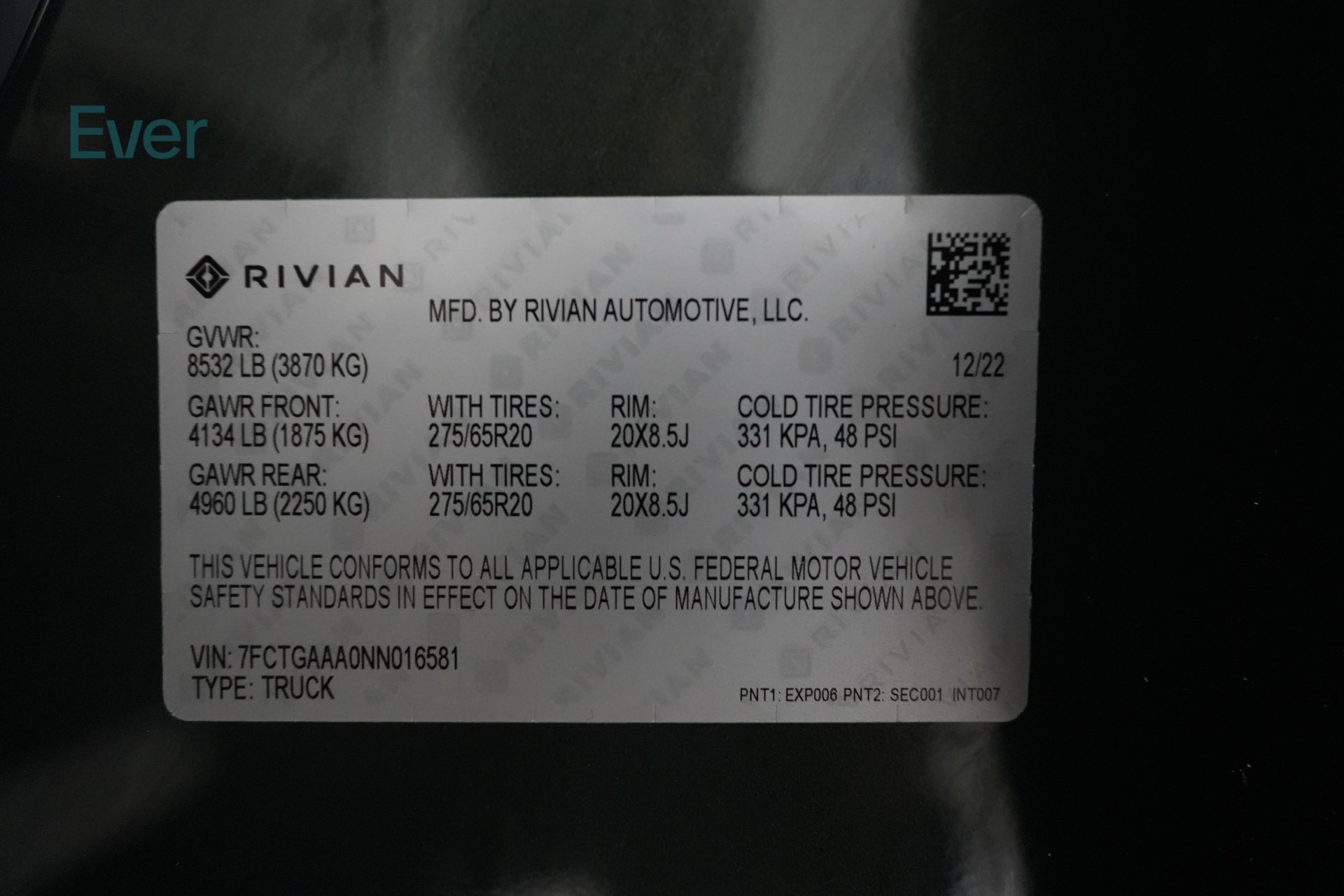 Used 2022 Rivian R1T Adventure AWD/4WD image 30
