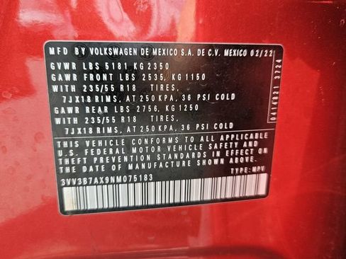 Used 2022 Volkswagen Tiguan SE FWD image 16