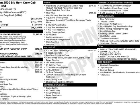 Used 2023 RAM 2500 Big Horn w/ Level 1 Equipment Group image 4