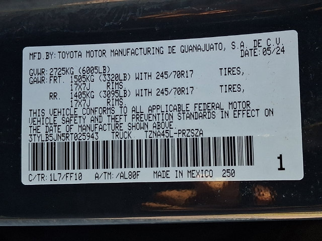 Used 2024 Toyota Tacoma SR5 AWD/4WD image 27