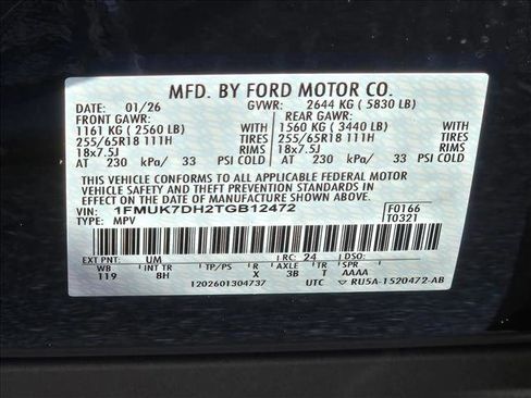 New 2026 Ford Explorer Active image 18