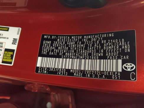 Used 2021 Toyota Corolla LE FWD image 33