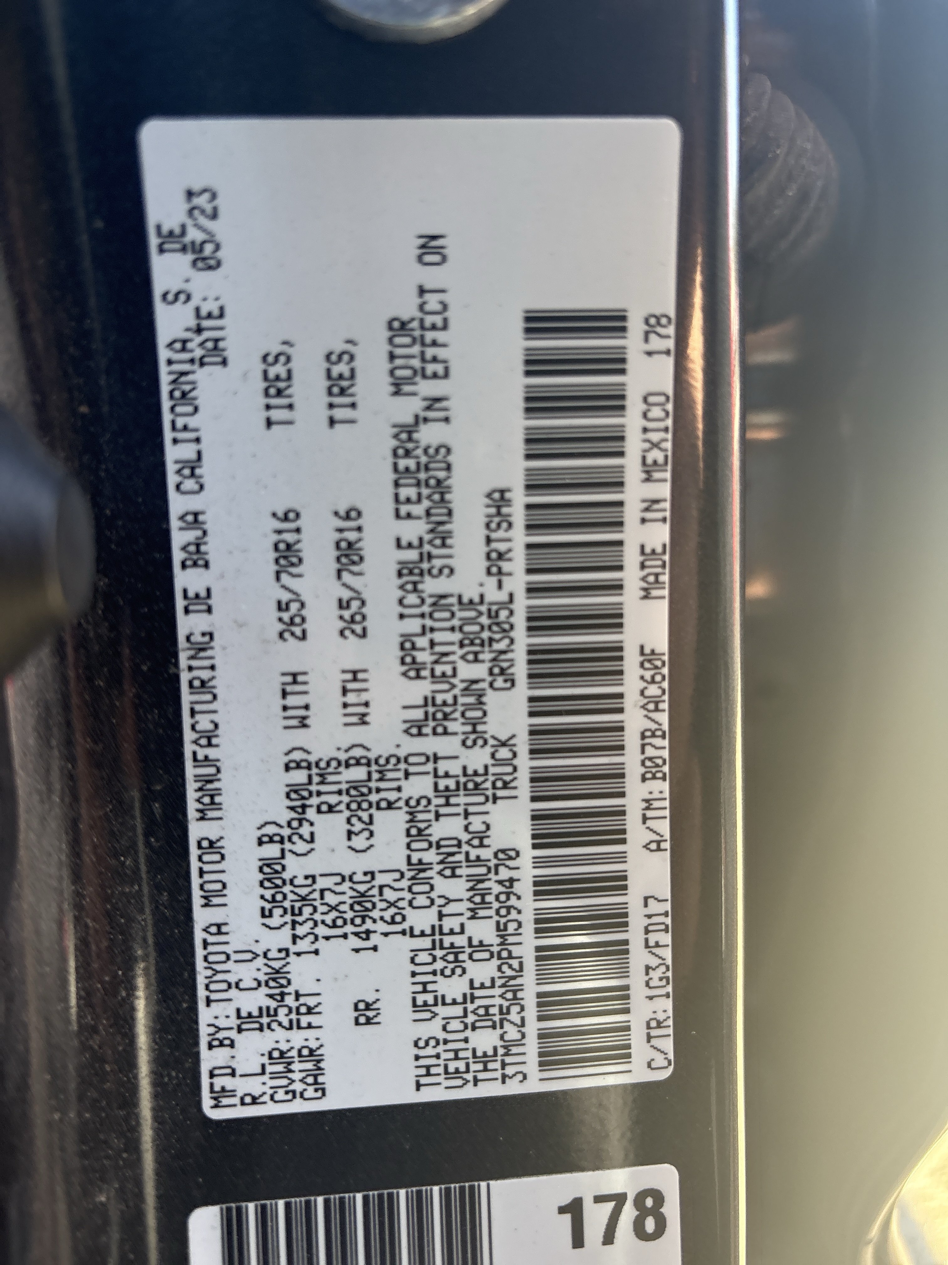 Used 2023 Toyota Tacoma TRD Off-Road AWD/4WD image 5