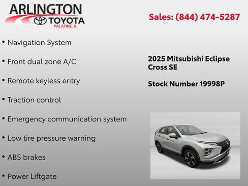 Used 2025 Mitsubishi Eclipse Cross SE AWD/4WD image 2