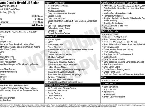 Used 2024 Toyota Corolla LE FWD image 46