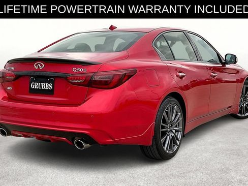 Certified 2024 INFINITI Q50 Red Sport 400 w/ Carbon Fiber Package AWD/4WD image 2