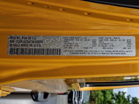 New 2026 Jeep Wrangler Unlimited Sport AWD/4WD image 17