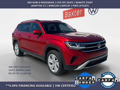 Certified 2023 Volkswagen Atlas SE image 1