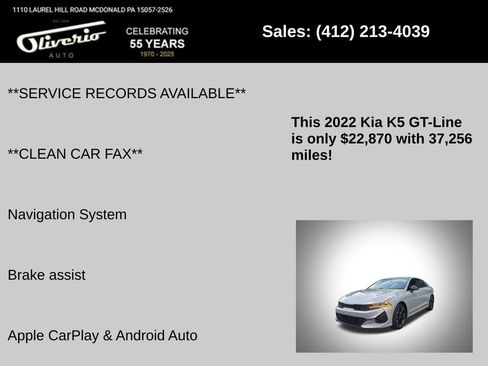 Used 2022 Kia K5 GT-Line image 5