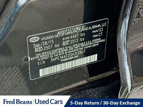 Used 2016 Hyundai Sonata Sport w/ Option Group 02 image 33