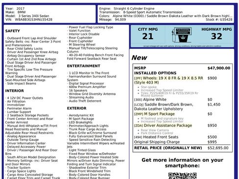 Used 2017 BMW 340i Sedan image 6