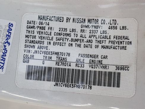 Used 2015 INFINITI Q60 Sport Limited image 49