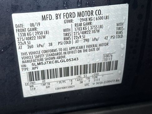 Used 2020 Lincoln Aviator Reserve w/ Equipment Group 202A image 30