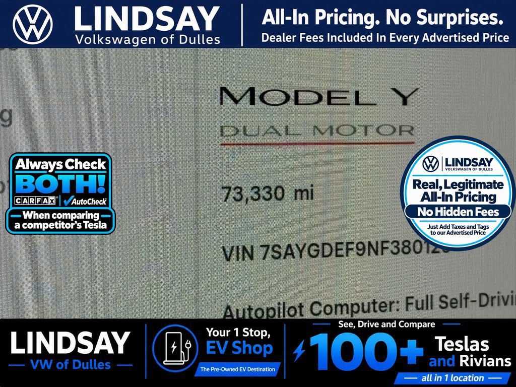 Used 2022 Tesla Model Y Performance AWD/4WD image 29