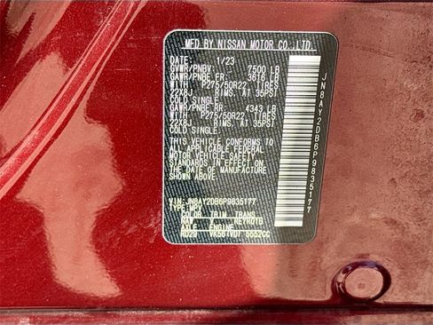 Used 2023 Nissan Armada Platinum w/ Captain's Chairs Package image 37