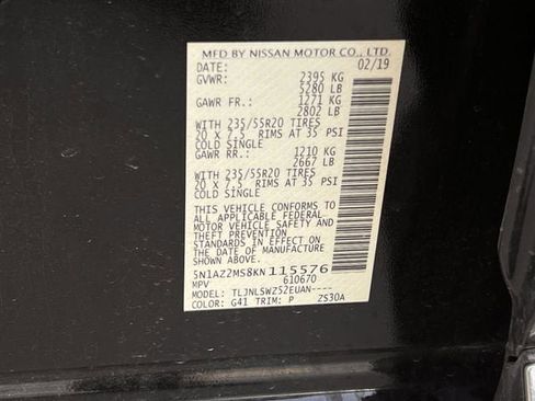 Used 2019 Nissan Murano Platinum w/ Cargo Package image 30