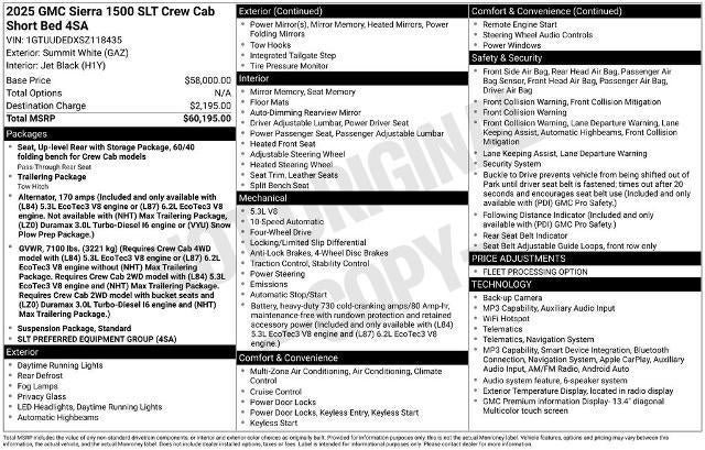 Used 2025 GMC Sierra 1500 SLT AWD/4WD image 33