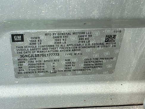 Used 2016 Chevrolet Trax LT FWD image 20