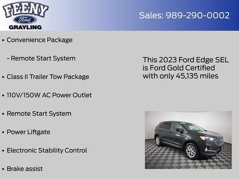 Certified 2023 Ford Edge SEL w/ Convenience Package AWD/4WD image 14