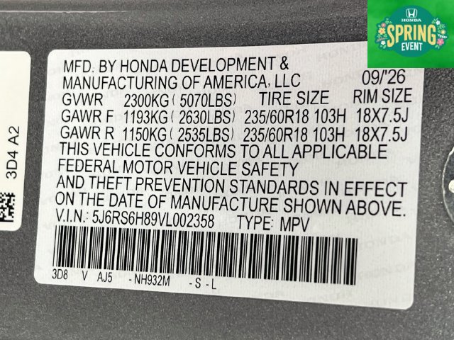 New 2027 Honda CR-V Sport-L image 34