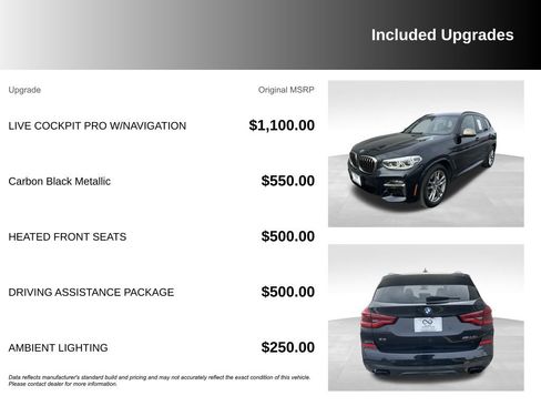 Used 2020 BMW X3 M40i w/ Driving Assistance Package image 6