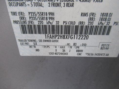 Used 2015 Ford Taurus SEL w/ Equipment Group 201A image 17