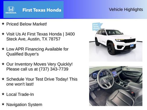 Used 2025 Jeep Grand Cherokee Limited w/ Black Appearance Package image 5