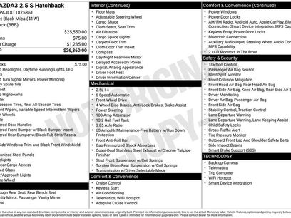 New 2026 MAZDA MAZDA3 s