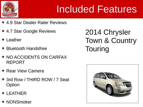 Used 2014 Chrysler Town & Country Touring FWD image 4
