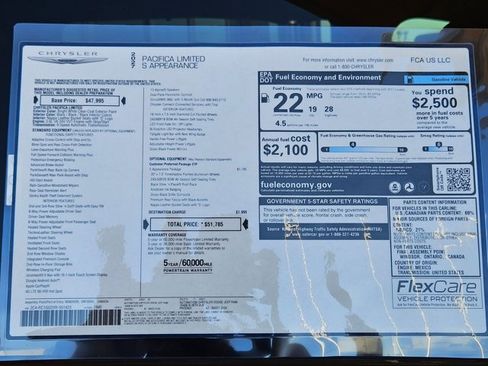 New 2027 Chrysler Pacifica Limited FWD image 18