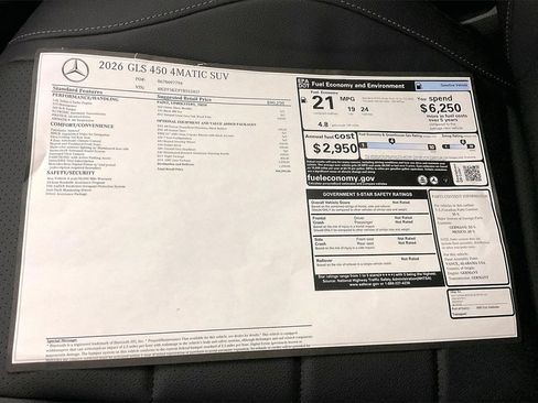 New 2026 Mercedes-Benz GLS 450 4MATIC image 14