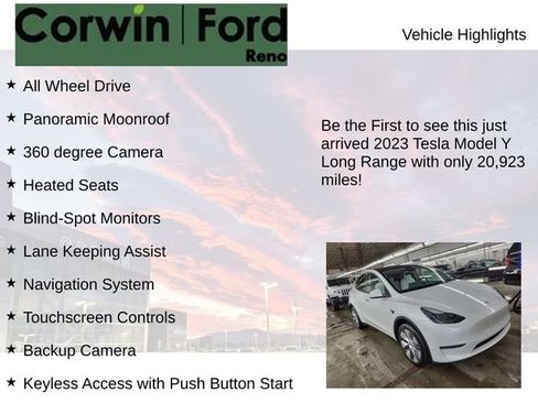 Used 2023 Tesla Model Y Long Range AWD/4WD image 4