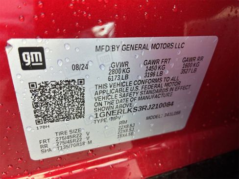 Used 2024 Chevrolet Traverse RS w/ LPO, Cargo Package image 16