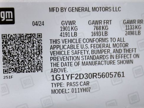 Used 2024 Chevrolet Corvette Z06 RWD image 63