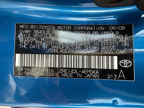 Used 2009 Toyota Corolla LE FWD image 8