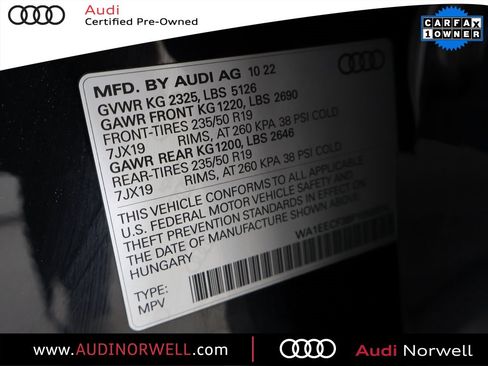 Certified 2023 Audi Q3 2.0T Premium Plus w/ Premium Plus Package image 3