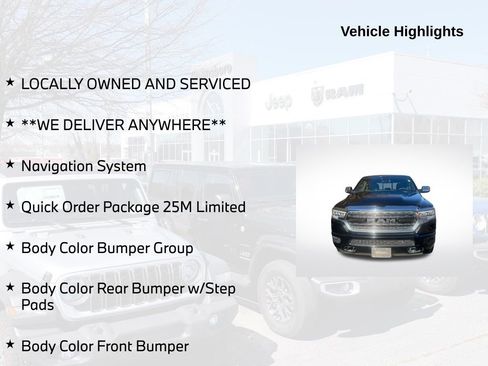 Used 2019 RAM 1500 Limited w/ Body Color Bumper Group image 5