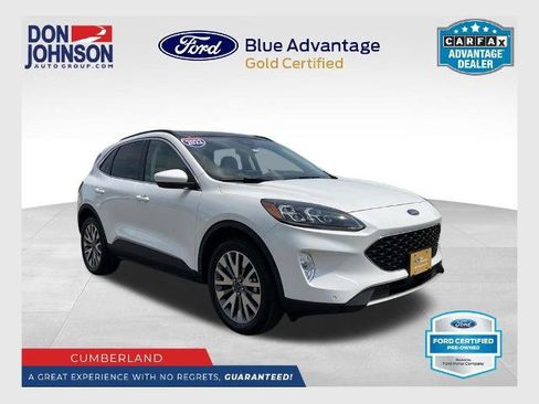 Certified 2022 Ford Escape Titanium w/ Class II Trailer Tow Package AWD/4WD image 1