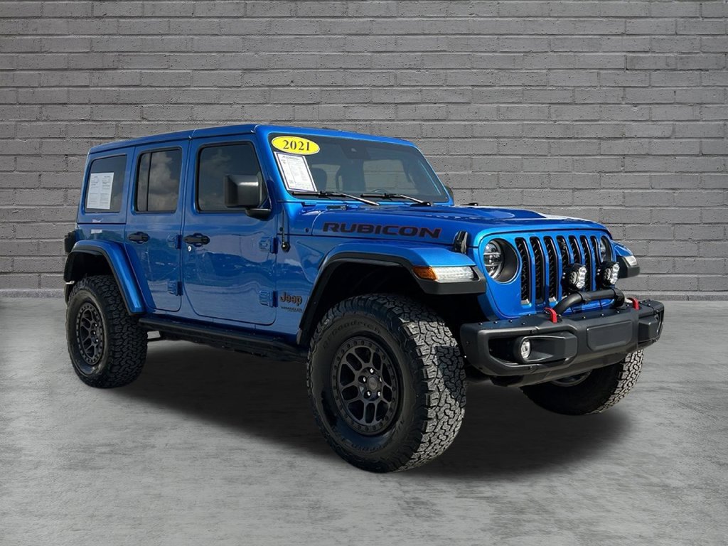 Used 2021 Jeep Wrangler Unlimited Rubicon w/ Xtreme Recon 35" Tire Package AWD/4WD image 4