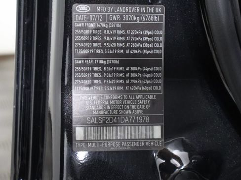 Used 2013 Land Rover Range Rover Sport GT Limited Edition w/ GT Limited Edition Pkg AWD/4WD image 53