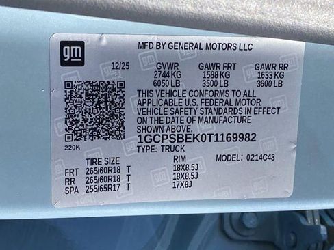 New 2026 Chevrolet Colorado W/T w/ WT Custom Package RWD image 29