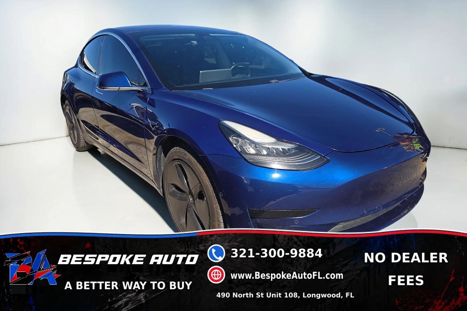 Used 2018 Tesla Model 3 Long Range AWD/4WD image 1